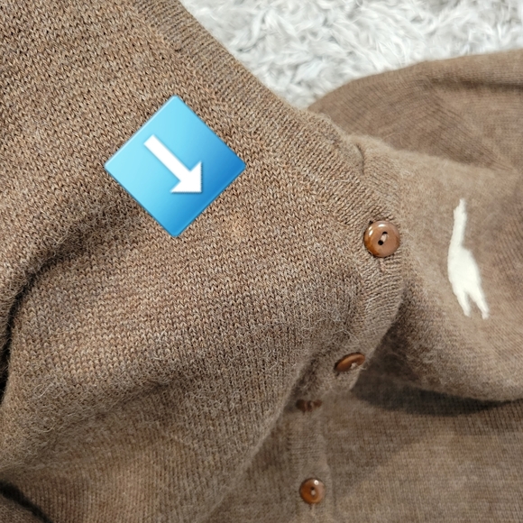 Alpaca Cardigan (Real Alpaca Fiber) - Picture 7 of 7
